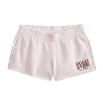 Light Pink Smocked Waist Shorts